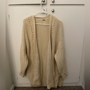 Free people cardigan Nightingale/cream